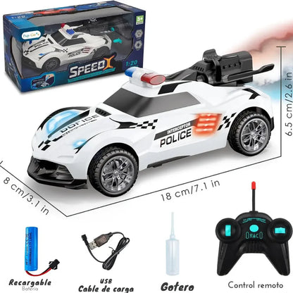 POLICE RACER - PATRULLA CON HUMO REAL Y LUCES